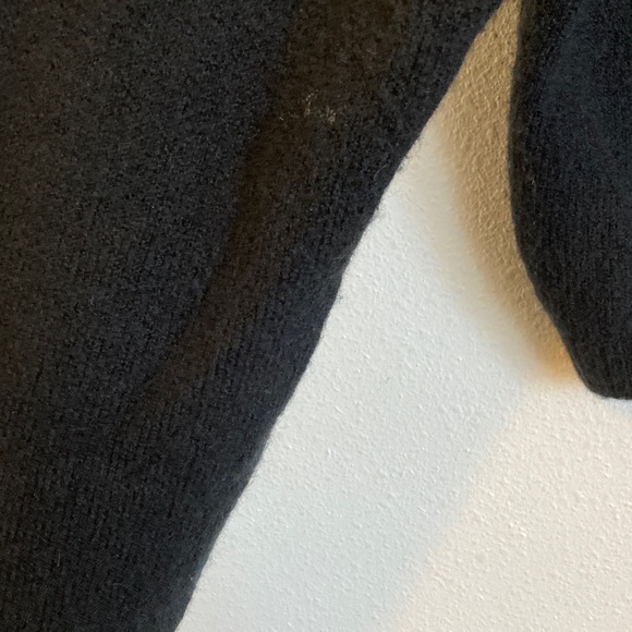 J. Crew Supersoft bubble-hem cardigan Women's Small Classic Black Sweater - Picture 5 of 9